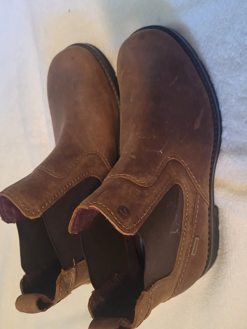 Clarks Brown Waterproof Chukka Chelsea Boots